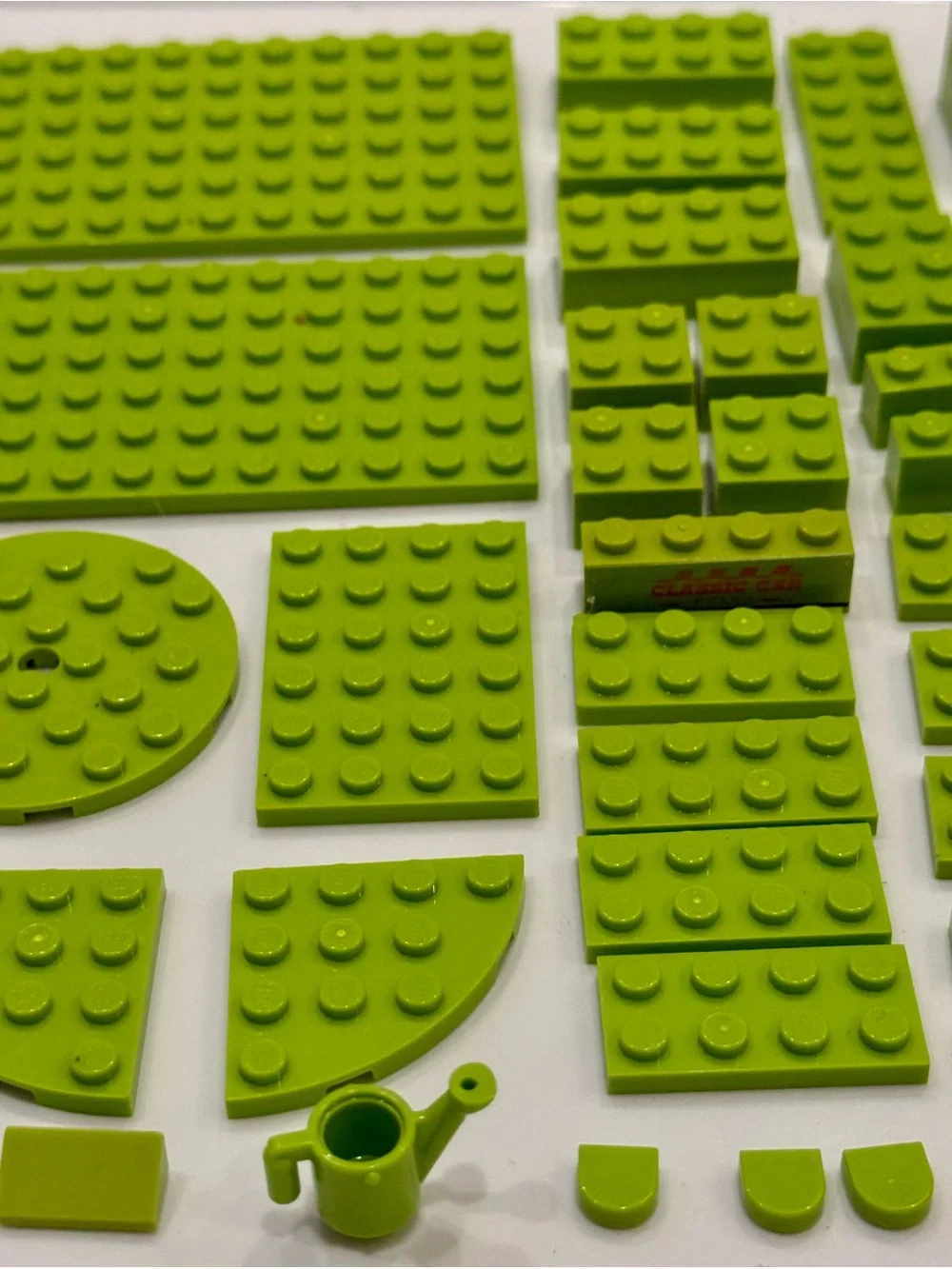 LEGO lime green pieces blocks lot